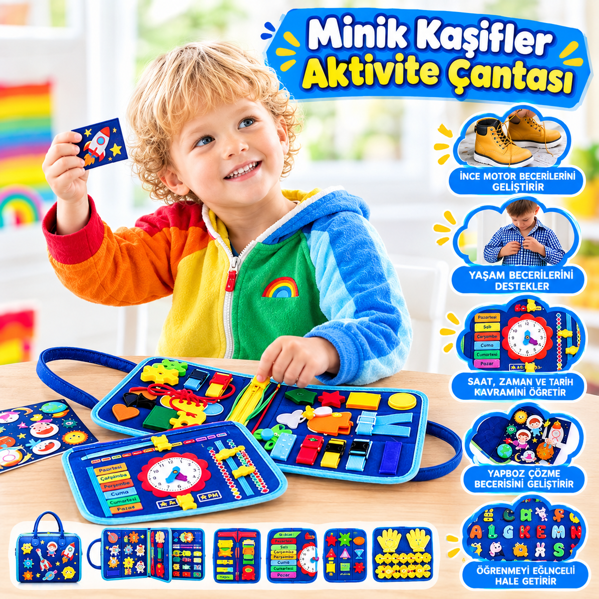 Minik Kaşifler Aktivite Çantası