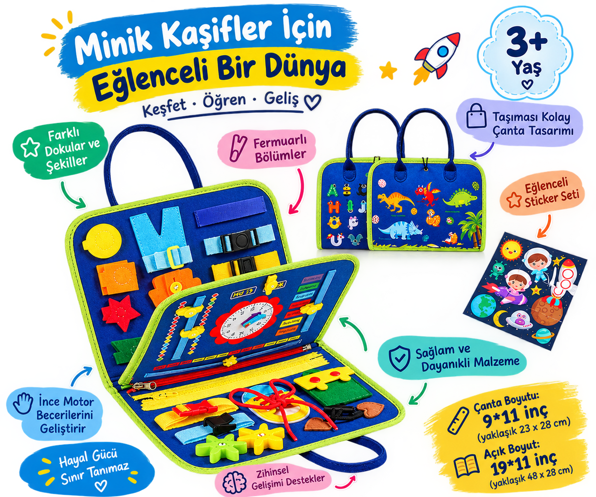 Minik Kaşifler Aktivite Çantası